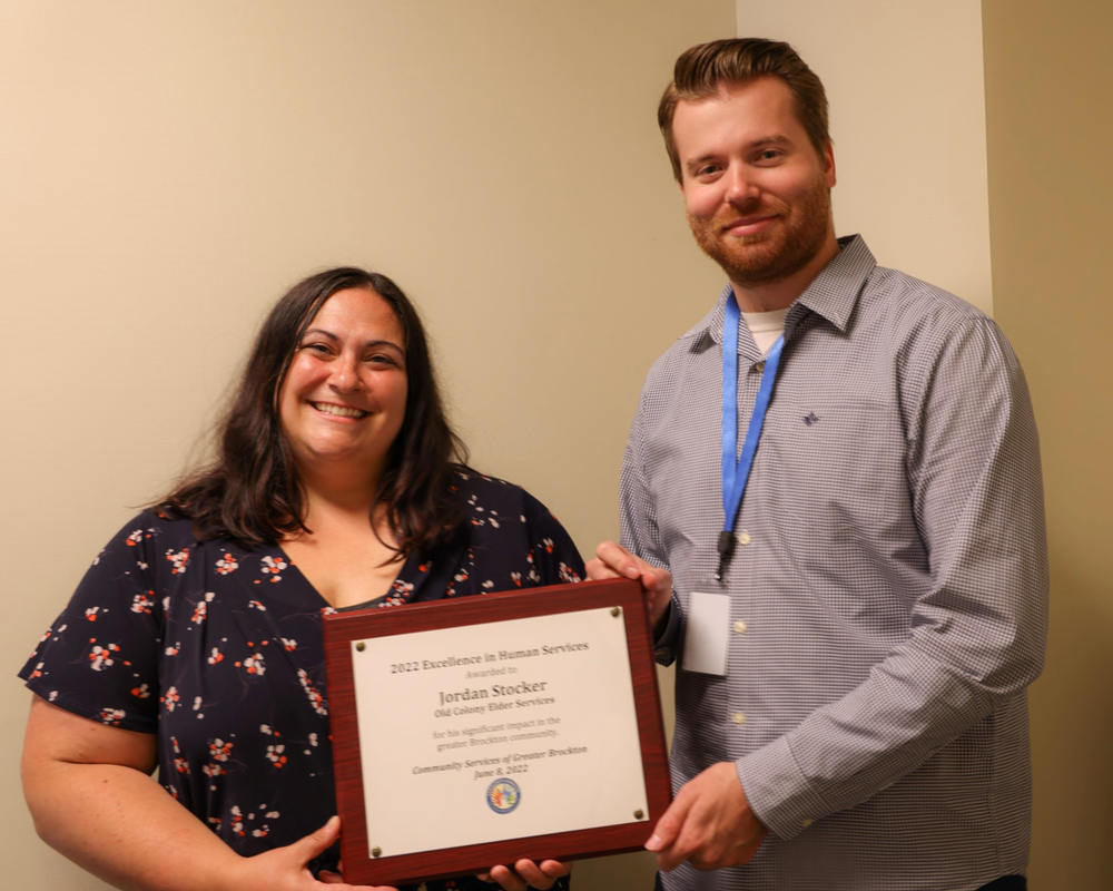 Alisa DeLage, OCES’ Chief Programs Officer and Jordan Stocker, OCES’ Options Counselor